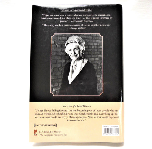 THE LOVE OF A GOOD WOMAN, Short Stories by Alice Munro (RARE Flat-Signed Canadian 1st Edition)