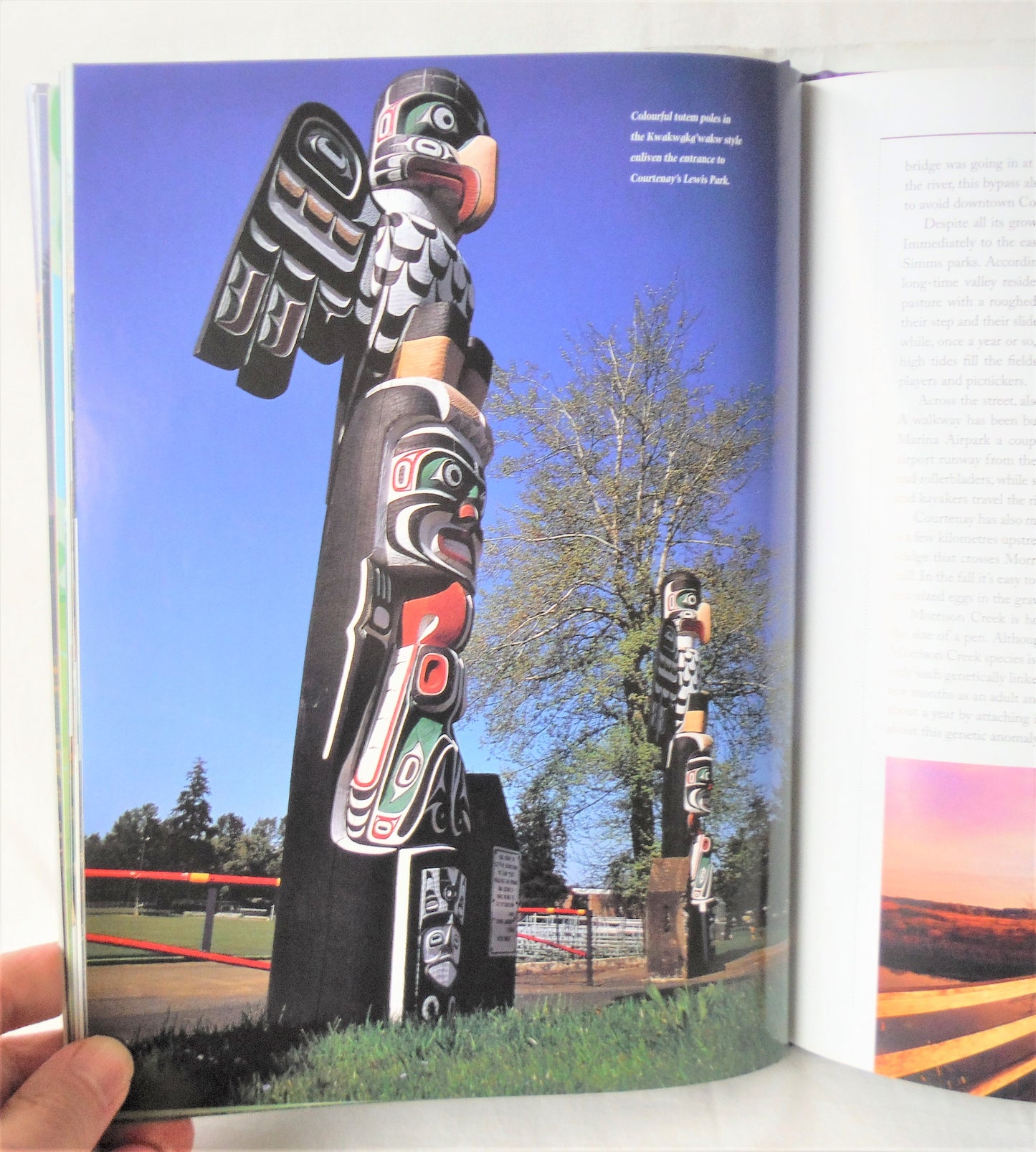 THE COMOX VALLEY: Courtenay, Comox, Cumberland & Area, by Paula Wild, Rick James, and Photography by Boomer Jerritt (1st Ed. SIGNED)