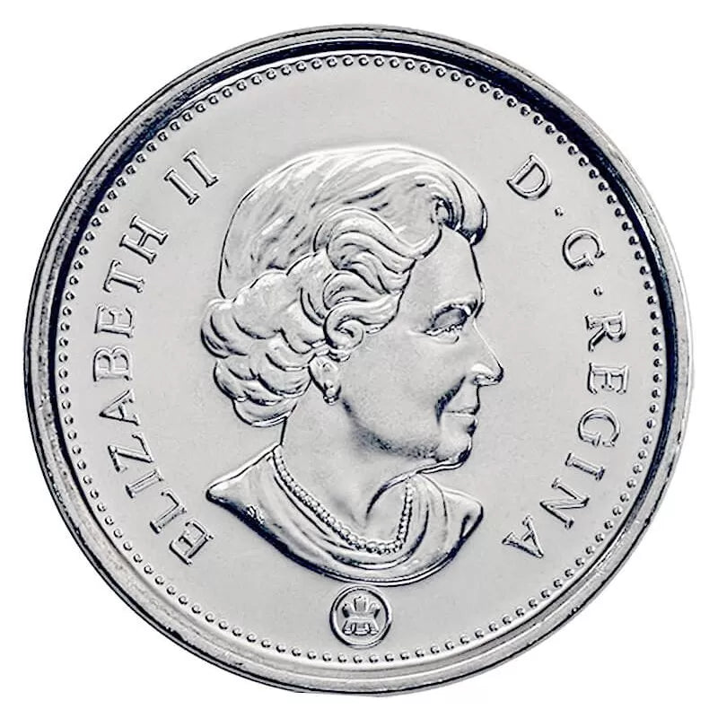 2012 Canadian 5-Cent Nickels, Brand New Uncirculated Full Roll of 40 each