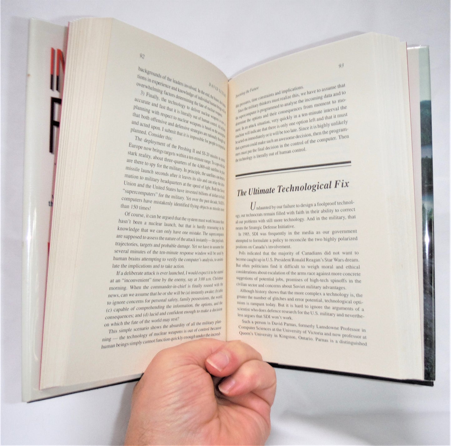 INVENTING THE FUTURE, Reflections on Science, Technology and Nature, by David Suzuki (1st Ed. SIGNED)