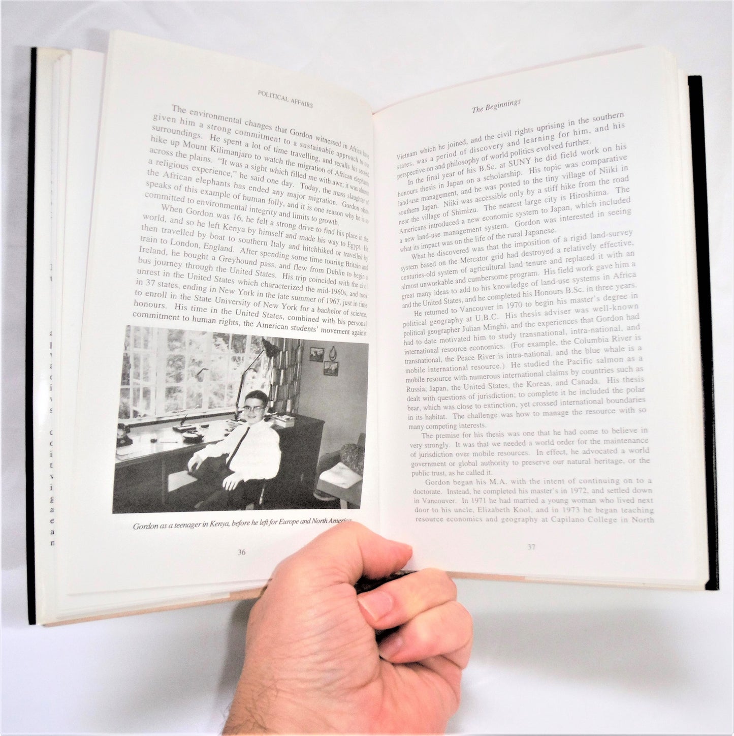 POLITICAL AFFAIRS, by Judi Tyabji, with a Chapter by Gordon Wilson (1st Ed. SIGNED)