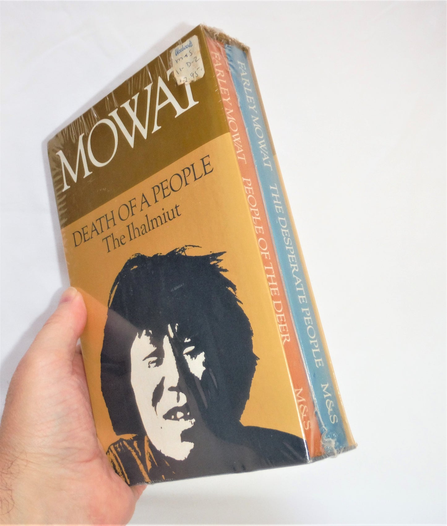 FARLEY MOWAT RARE! BRAND NEW CANADIAN 2-BOOK BOXED SET: Death of a People, The Ihalmiut Vol I & Vol II (1976-1st Ed.)