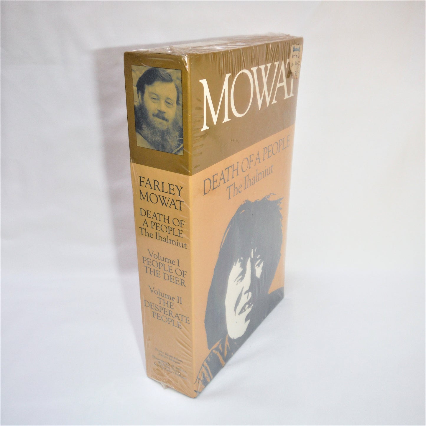 FARLEY MOWAT RARE! BRAND NEW CANADIAN 2-BOOK BOXED SET: Death of a People, The Ihalmiut Vol I & Vol II (1976-1st Ed.)