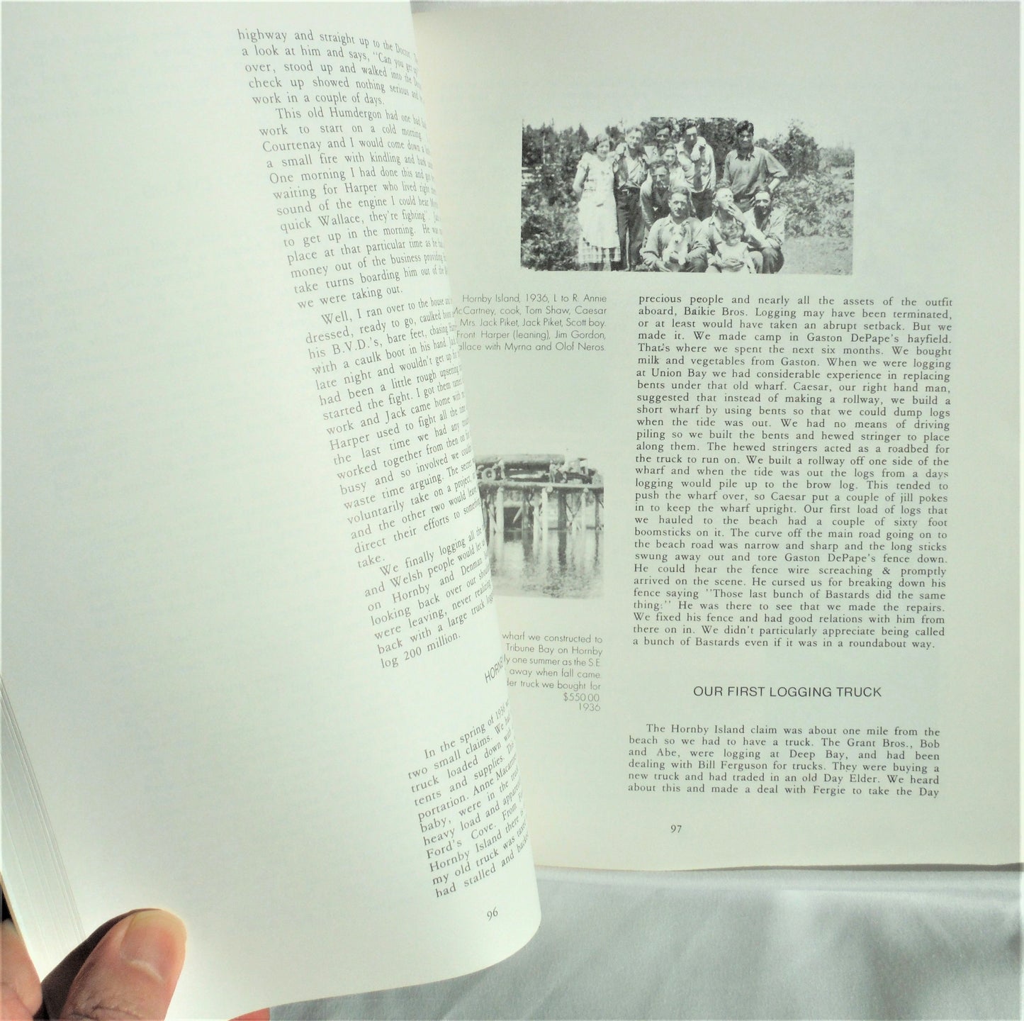 ROLLING WITH THE TIMES: A Collection of Vancouver Island Stories by Wallace Baikie (1st Ed. SIGNED)