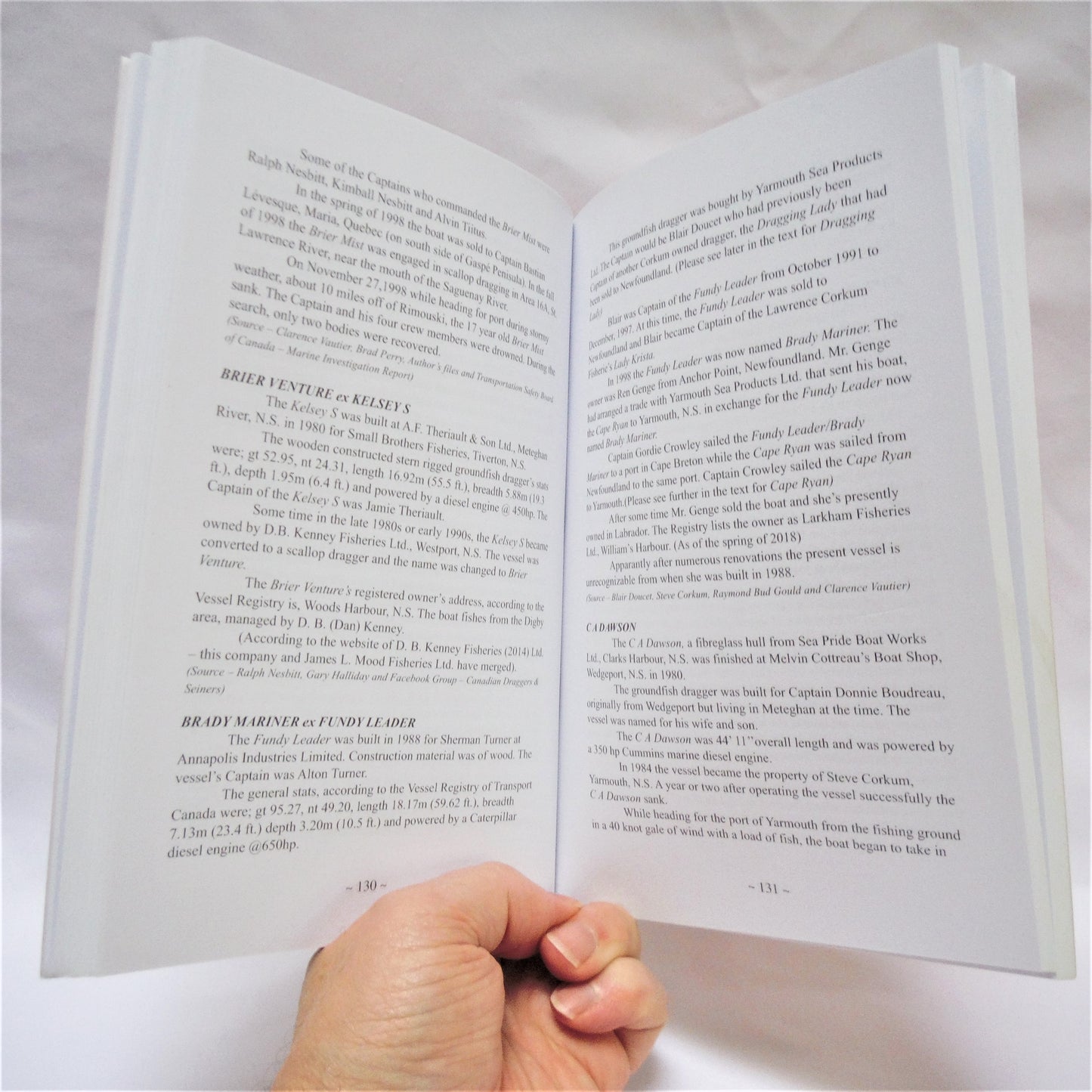 THE FISH DRAGGERS OF S.W. NOVA SCOTIA, by J. Donald Doucette (RARE 1st Ed. SIGNED)