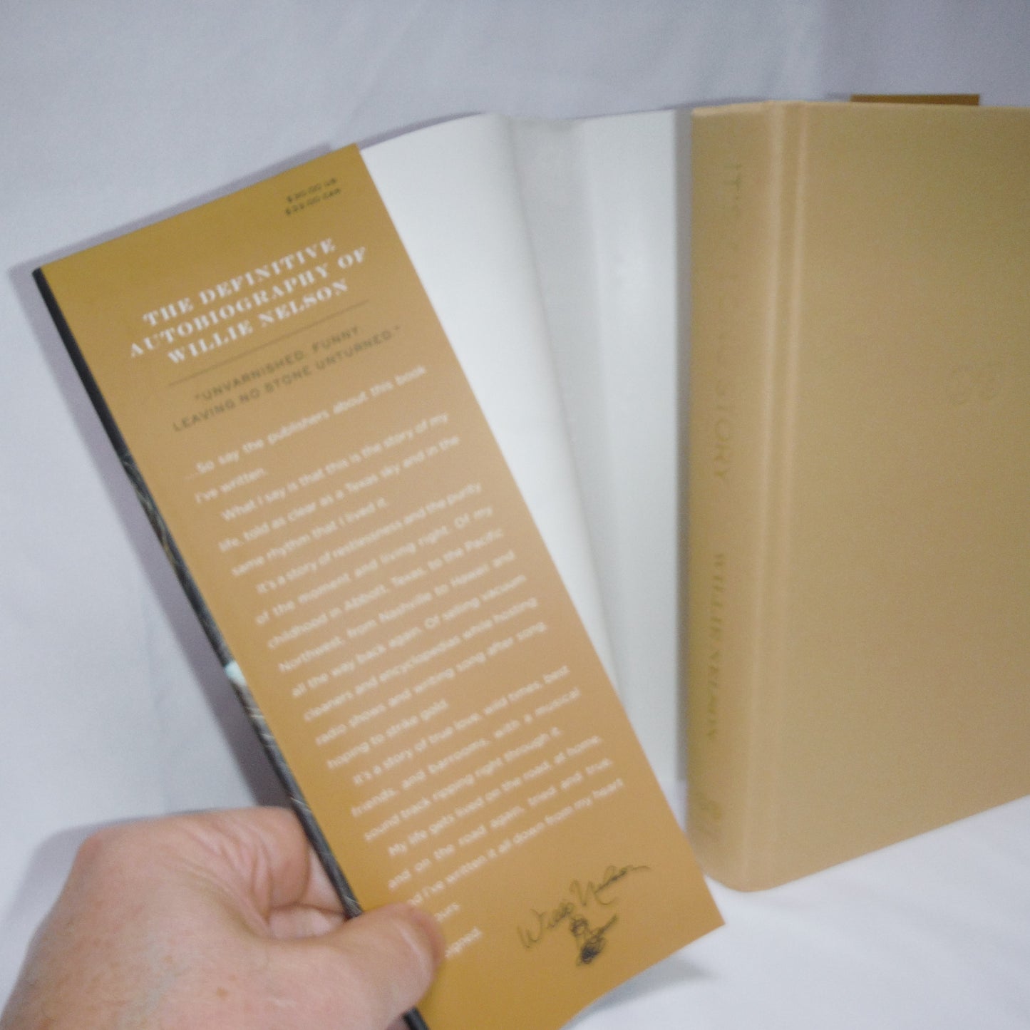 WILLIE NELSON, It's a Long Story My Life, by David Ritz (2015 1st Ed.)