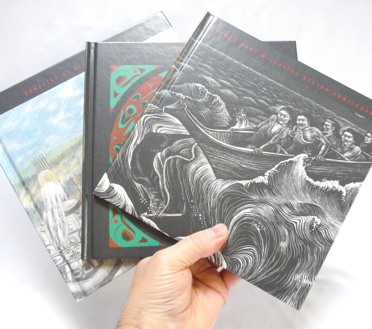 Suwilaay’msga Na Ga’niiyatgm (Teachings of Our Grandfathers), The Tsimshian Language Series by The Tsimshian Chiefs. Special 3-Book Package (1992 1st Ed.)