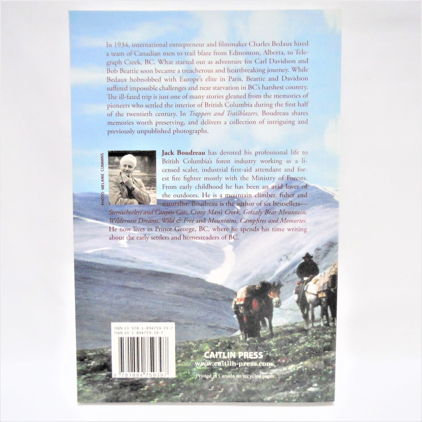 TRAPPERS AND TRAILBLAZERS: More Campfire Stories by Jack Boudreau (2009 1st Ed.)