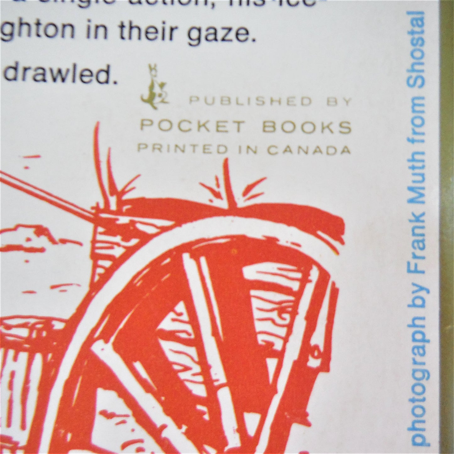 THE LOST WAGON TRAIN, by Zane Grey (Canadian Pocket Book Edition, 1968)