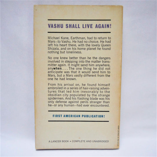 BLADES OF MARS, by Edward P. Bradbury, Lancer Book Edition USA, 1966