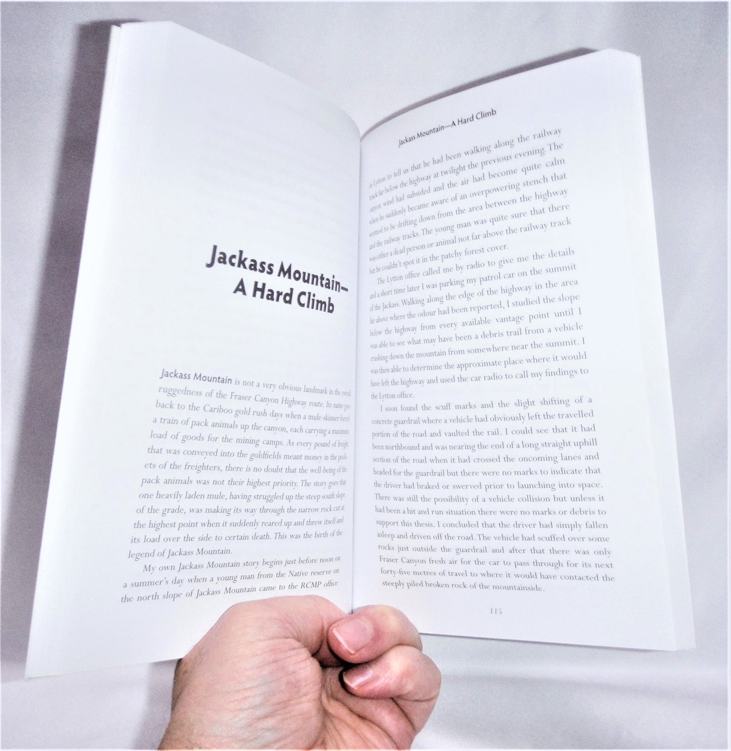 TRAGEDY ON JACKASS MOUNTAIN, More Stories from a Small-Town Mountie, by Charles Scheideman (2011 1st Ed.)