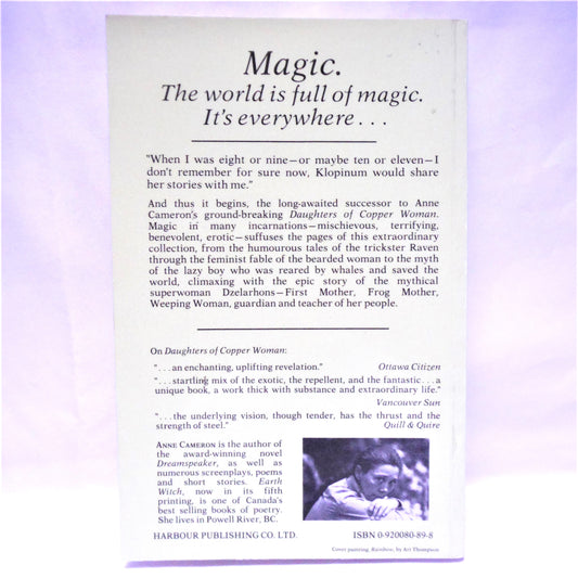 DZELARHONS, Myths of The Northwest Coast, by Anne Cameron, 1988