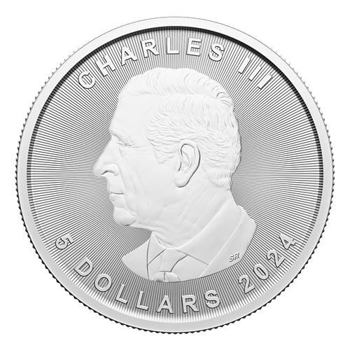 2024 Royal Canadian Mint $5 Pure Silver Coin 1 ounce 99.99% - Treasured Silver Maple Leaf First Strikes: CONGRATULATIONS!