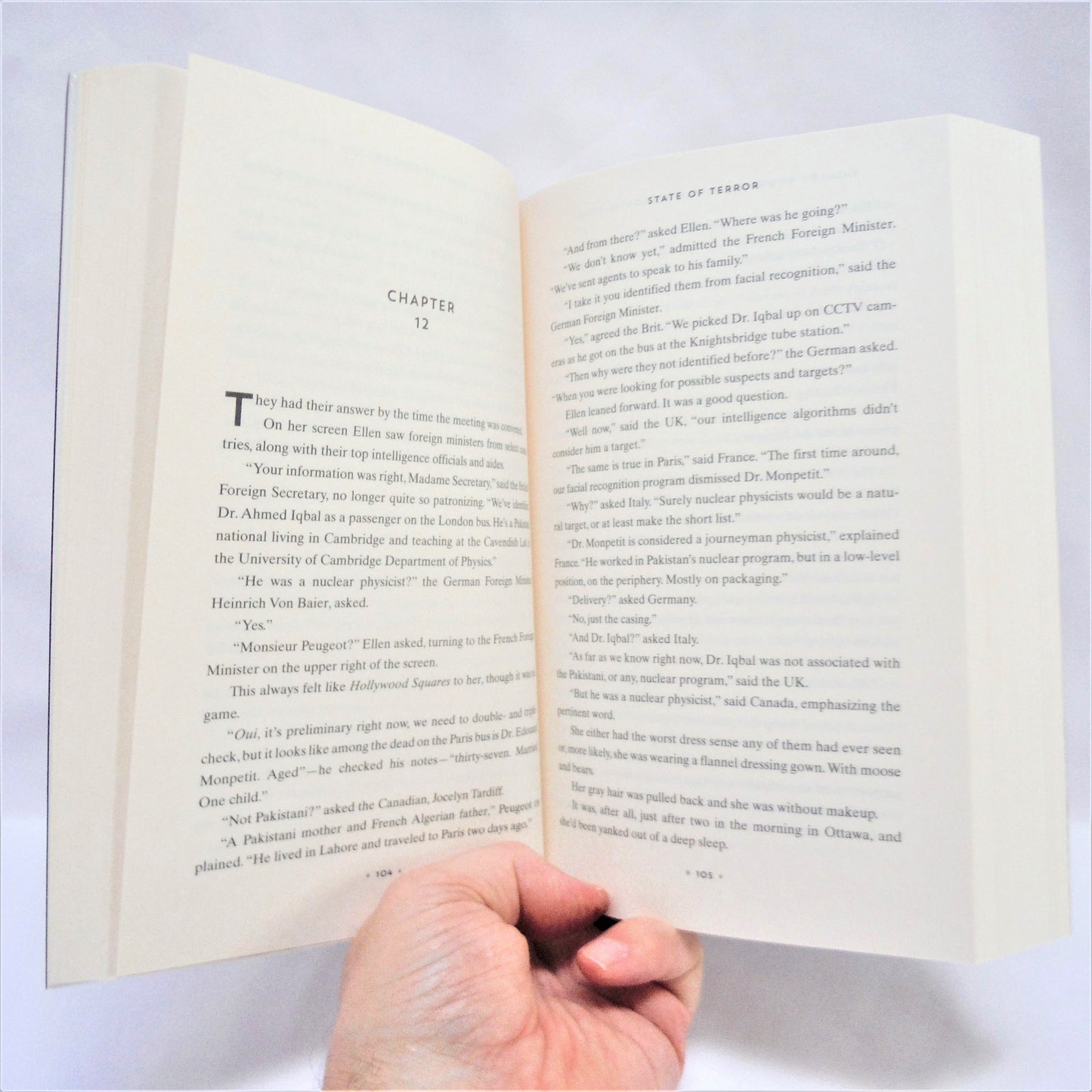 STATE OF TERROR, A Novel by Louise Penny & Hillary Rodham Clinton (2021 1st Ed.)