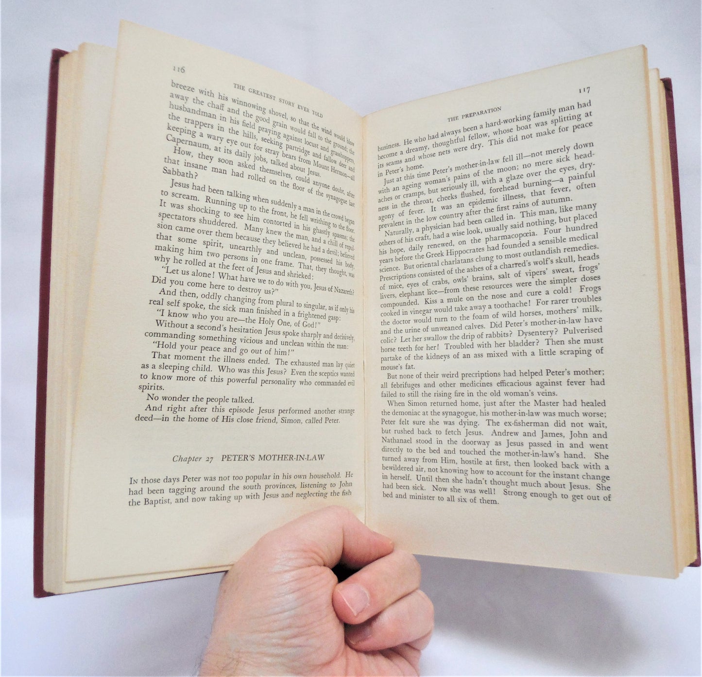 THE GREATEST STORY EVER TOLD, by Fulton Oursler. Published by The World's Work, Great Britain (1949 1st Ed.)