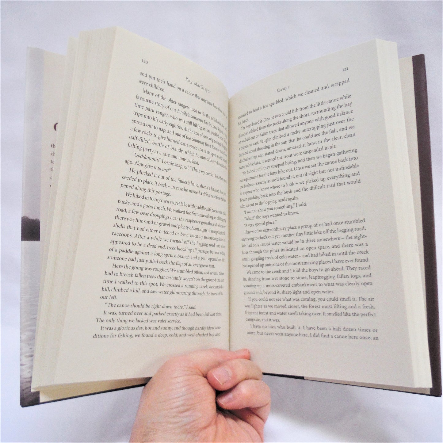 ESCAPE, In Search of The Natural Soul of Canada, by Roy MacGregor (2002 1st Ed.)