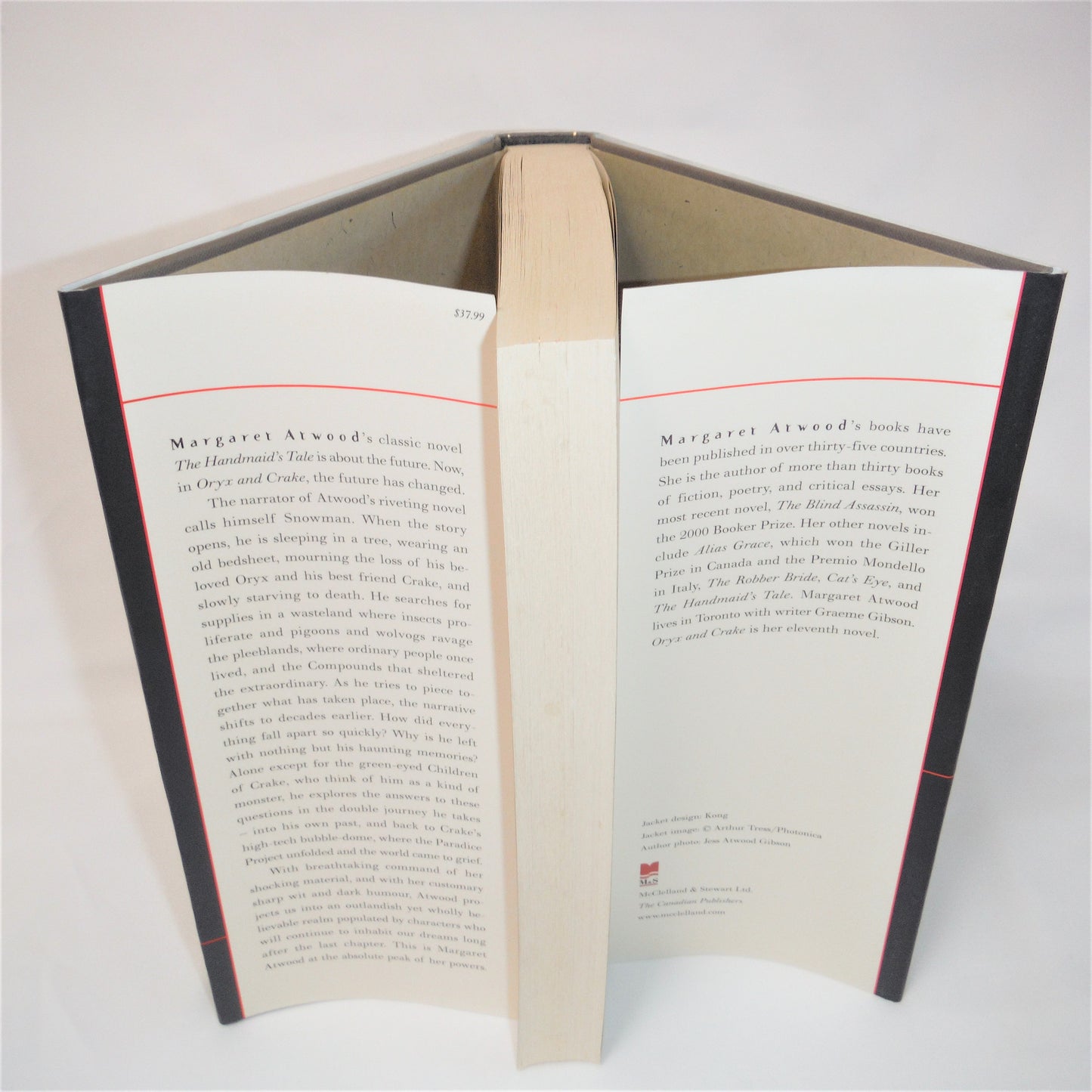 ORYX and CRAKE, A Novel by Margaret Atwood (2003 1st Ed.)