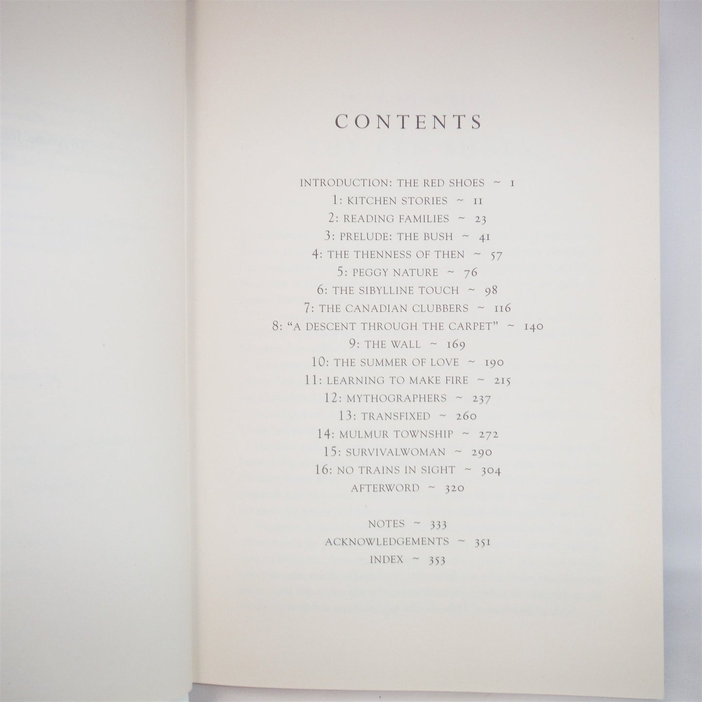 THE RED SHOES, Margaret Atwood Starting Out, by Rosemary Sullivan (1998 1st Ed.)