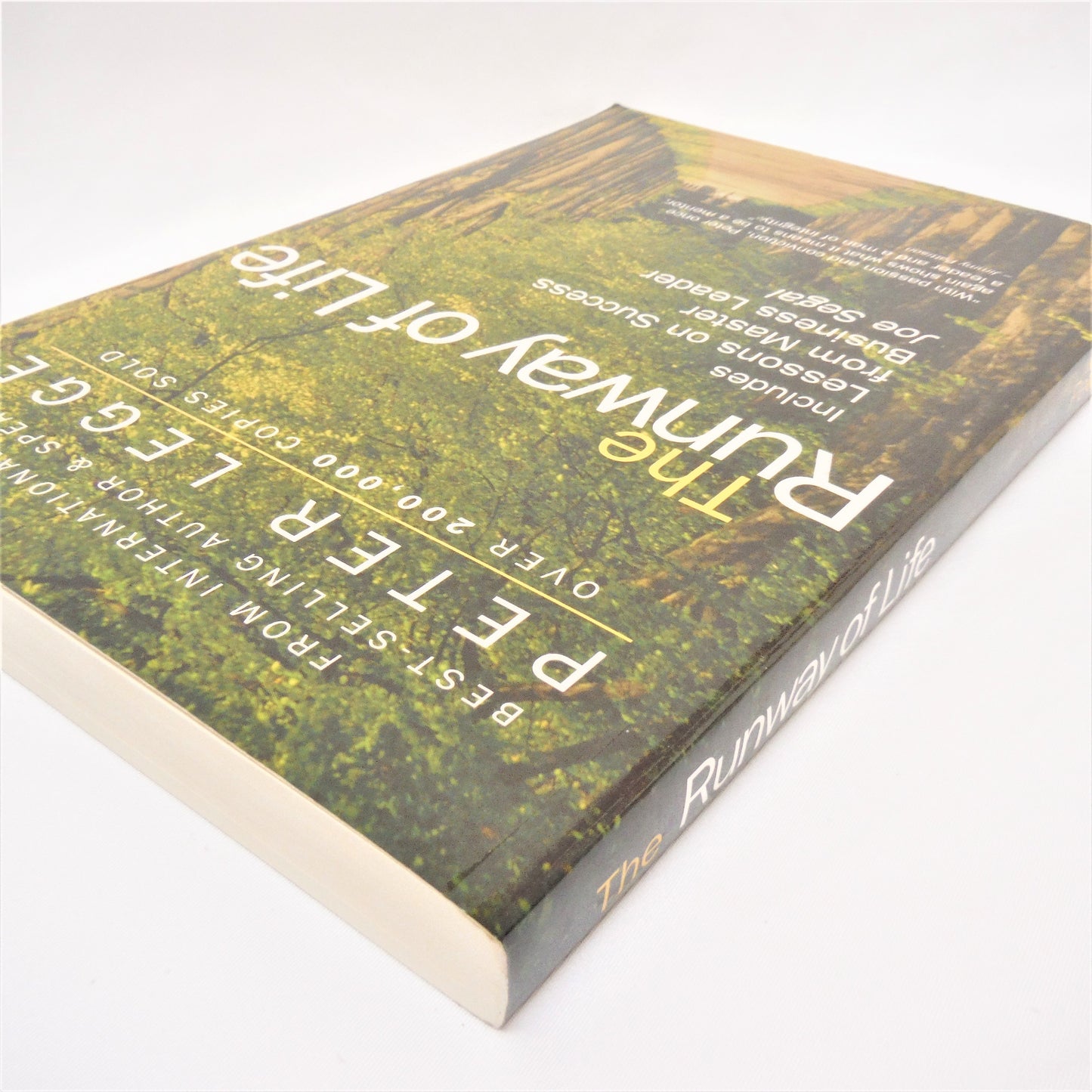 THE RUNWAY OF LIFE, by Peter Legge: Includes Lessons on Success From Master Business Leader Joe Segal (1st Ed. SIGNED)