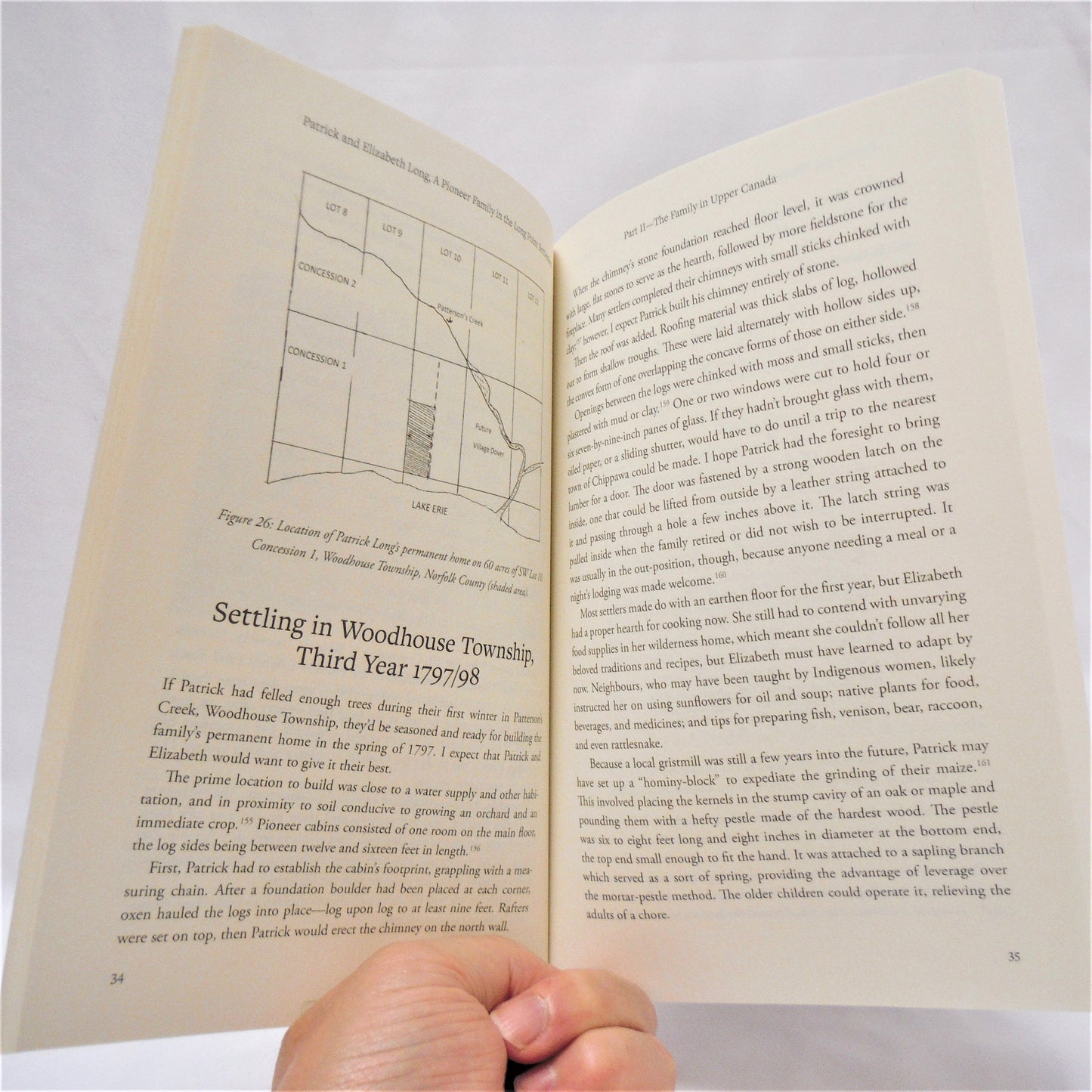 PATRICK and ELIZABETH LONG, A Pioneer Family in the Long Point Settlement, by Mae Long Pagdin (1st Ed. SIGNED)