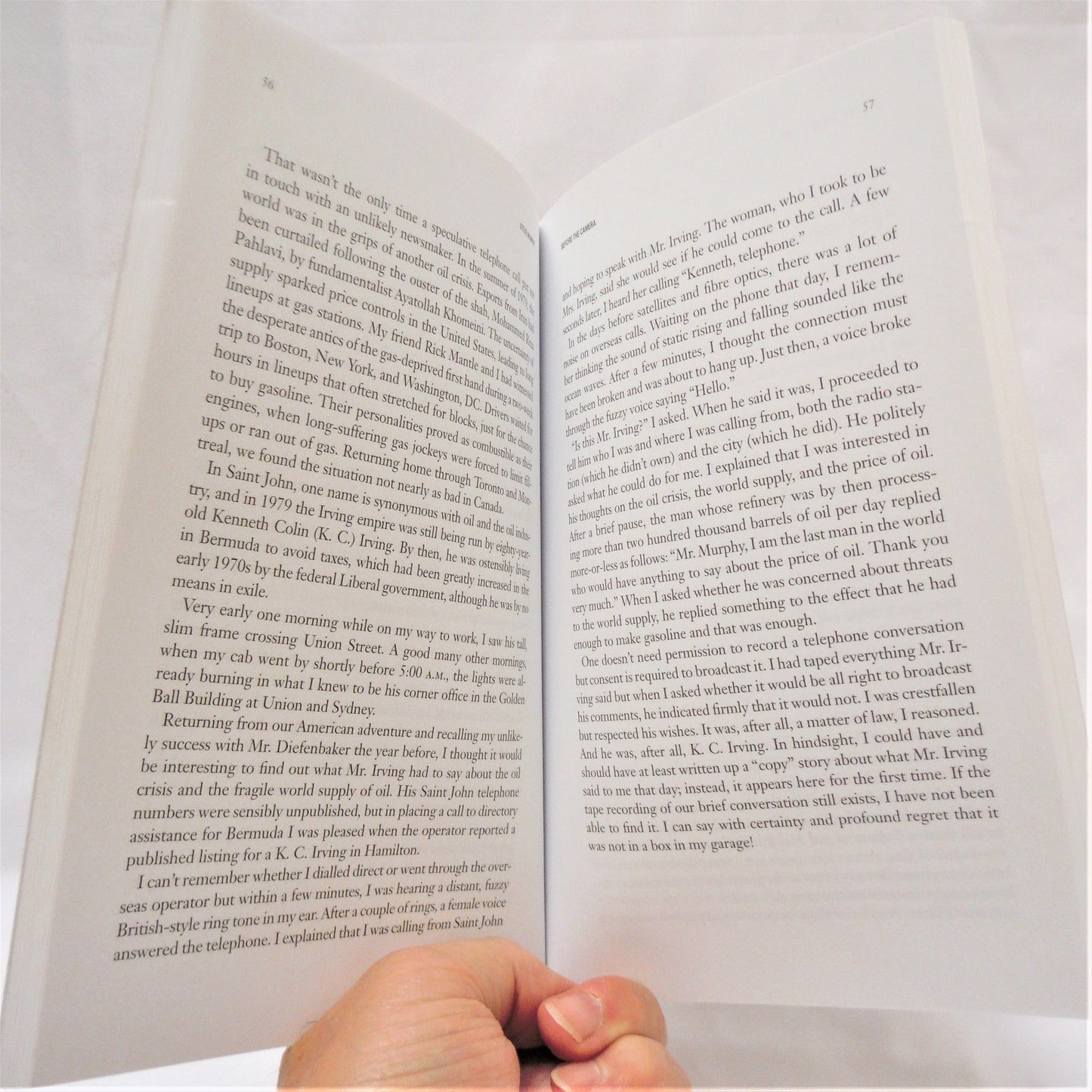 BEFORE THE CAMERA, A Memoir by Steve Murphy (1st Ed. SIGNED)