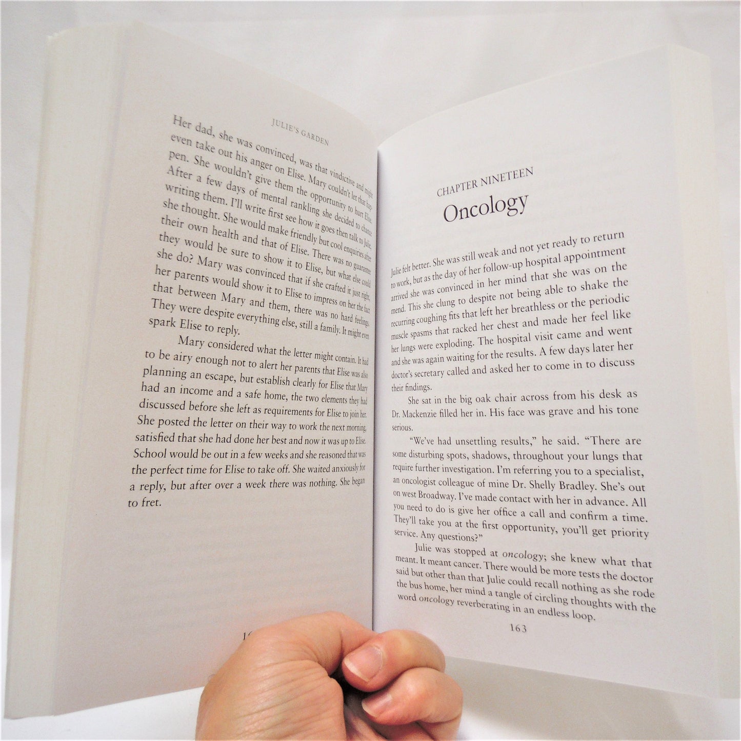 JULIE'S GARDEN, A Novel by Peter D. Speers (1st Ed. SIGNED)