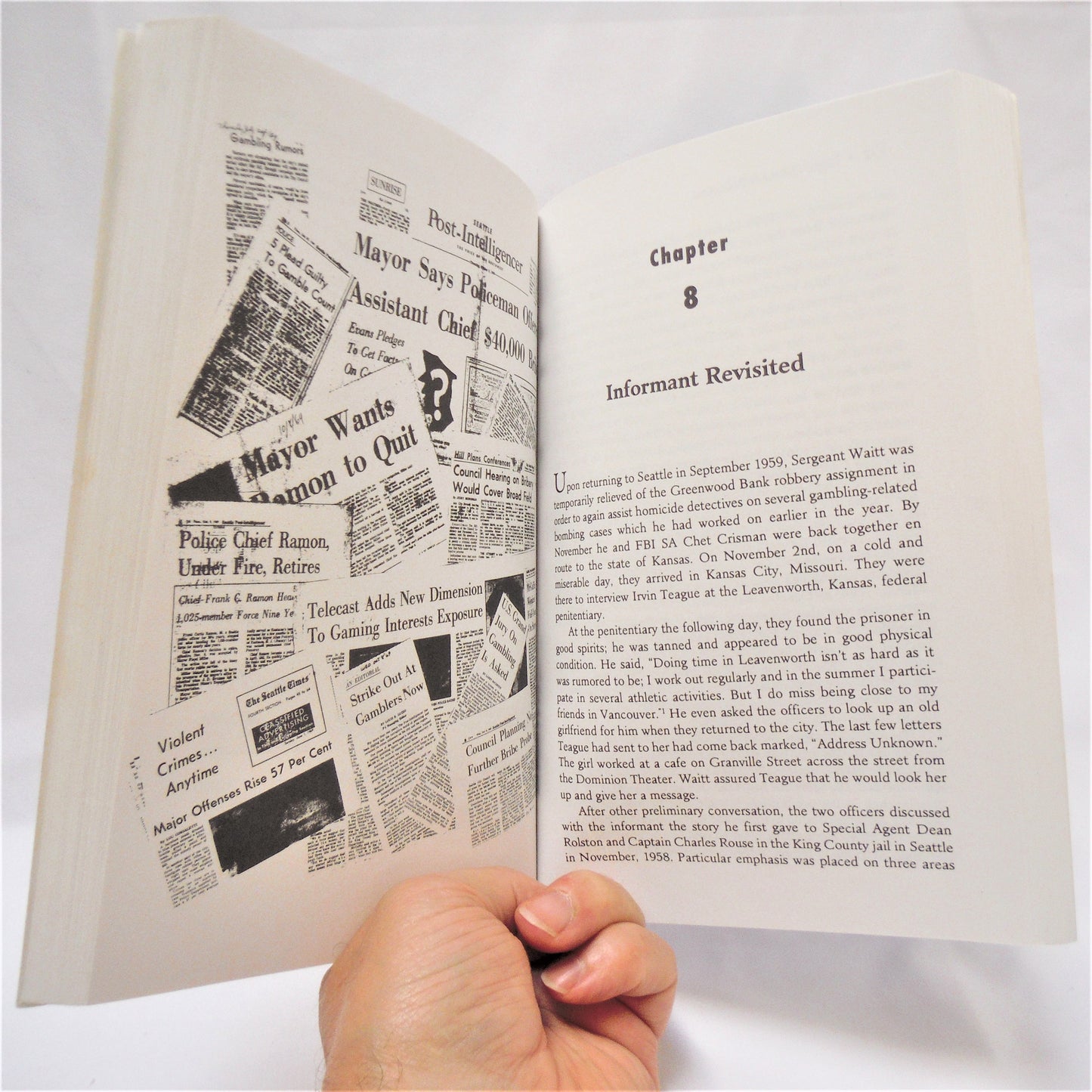 COPS, CROOKS AND POLITICIANS, A Bank Heist Exposes A Major Political Scandal, by Neil W. Moloney (1st Ed. SIGNED)