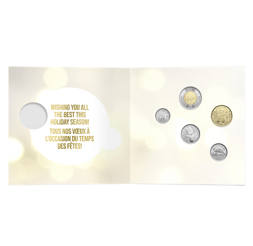 2023 PEACE & JOY - PAIX ET JOIE: Royal Canadian Mint 5-Coin Holiday Gift Set