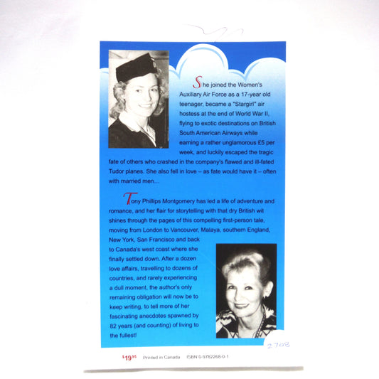 ALWAYS UP IN THE AIR! A Memoir by Tony Phillips-Montgomery (1st Ed. SIGNED)