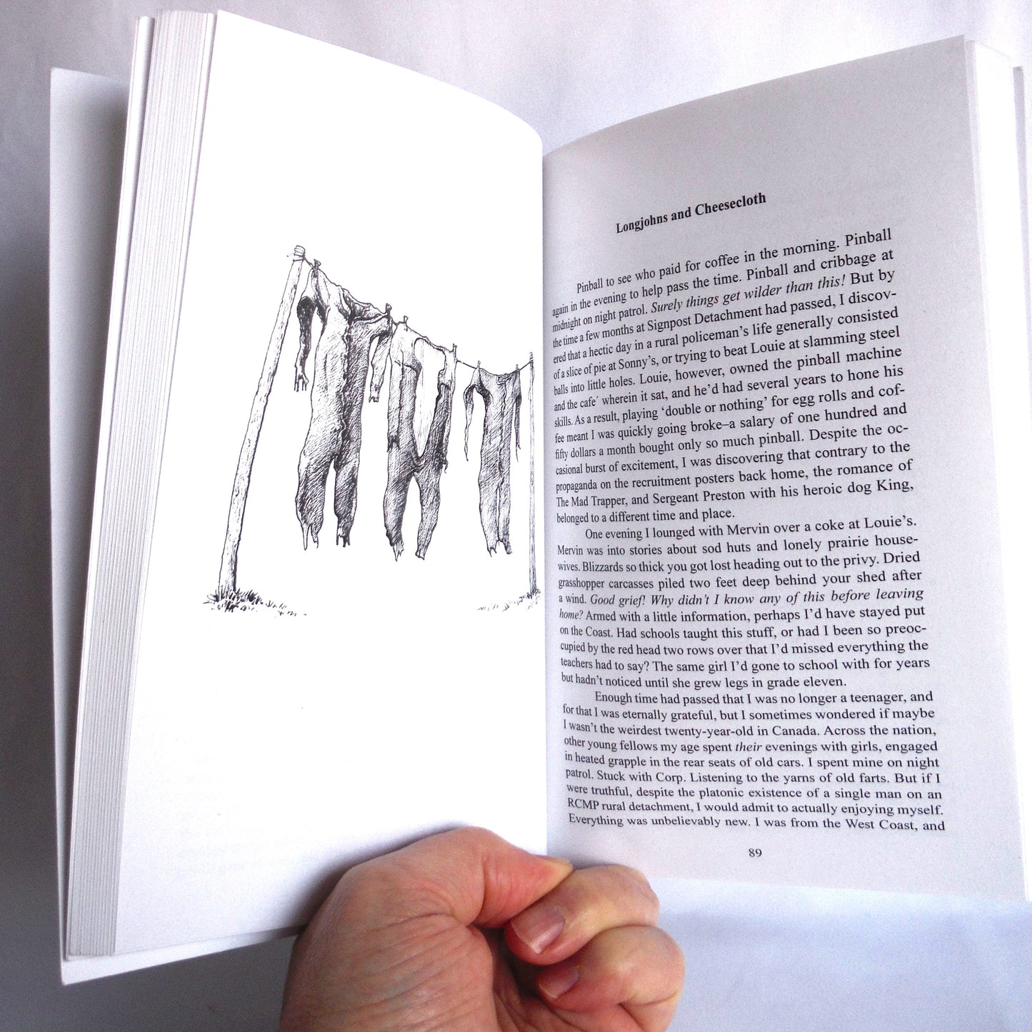 SIGNPOST - A Praire Town, An RCMP Memoir by Dan Lundine (1st Ed. SIGNED)