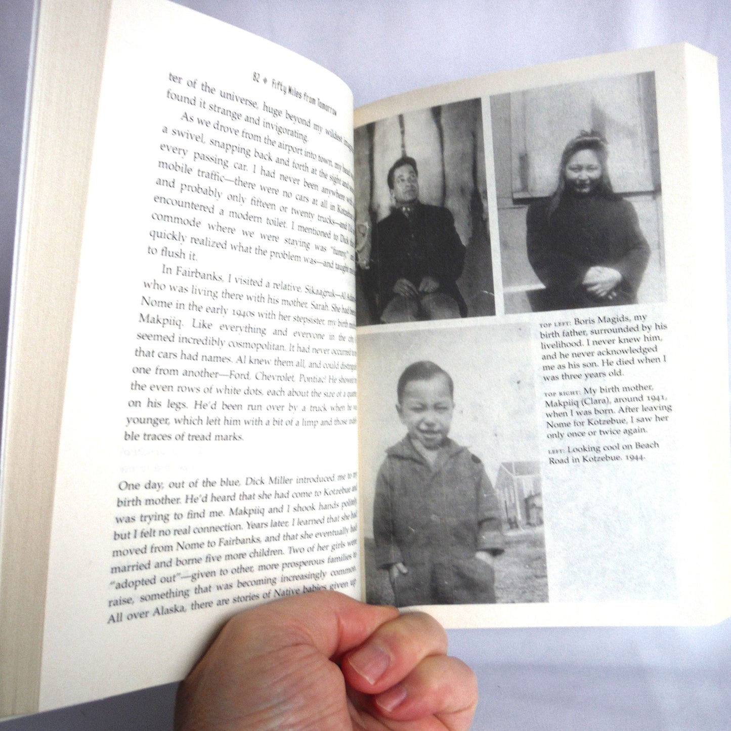 FIFTY MILES FROM TOMORROW, A Memoir of Alaska And The Real People, by William L. Iggiagruk Hensley (1st Ed. SIGNED)