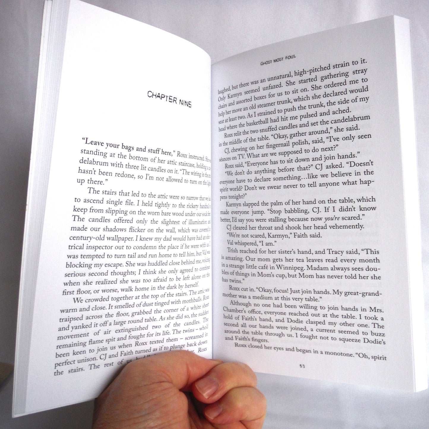 GHOST MOST FOUL, A Teen Novel by Patti Grayson (1st Ed. SIGNED)