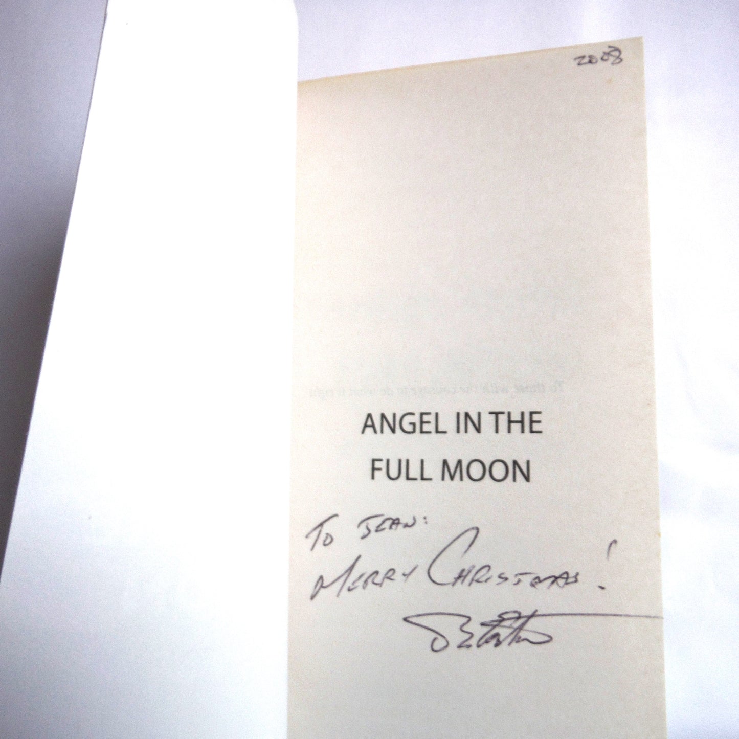 ANGEL IN THE FULL MOON, A Jack Taggart Mystery by Don Easton (1st Ed. SIGNED)