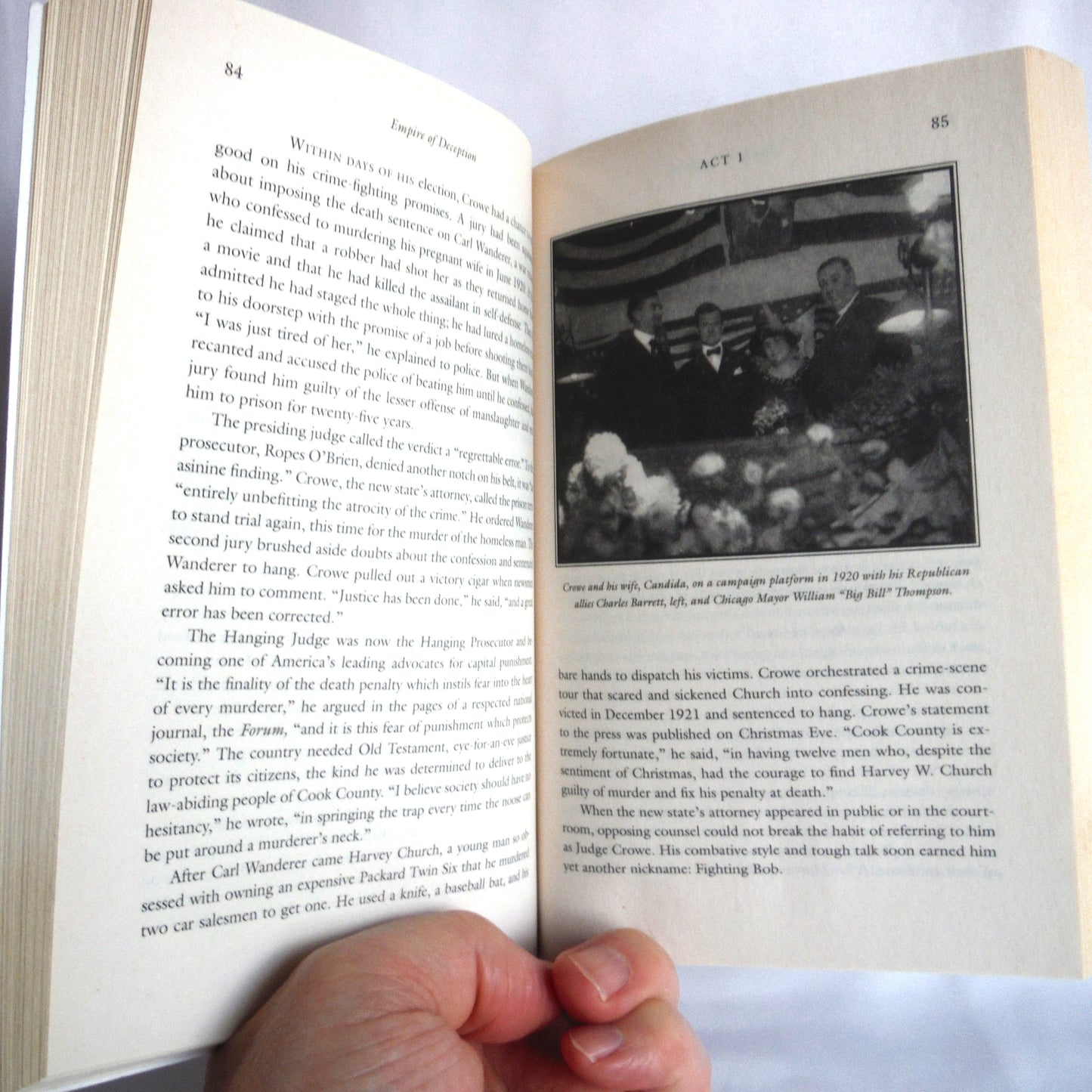 EMPIRE OF DECEPTION, A True Novel by Dean Jobb (1st Ed. SIGNED)