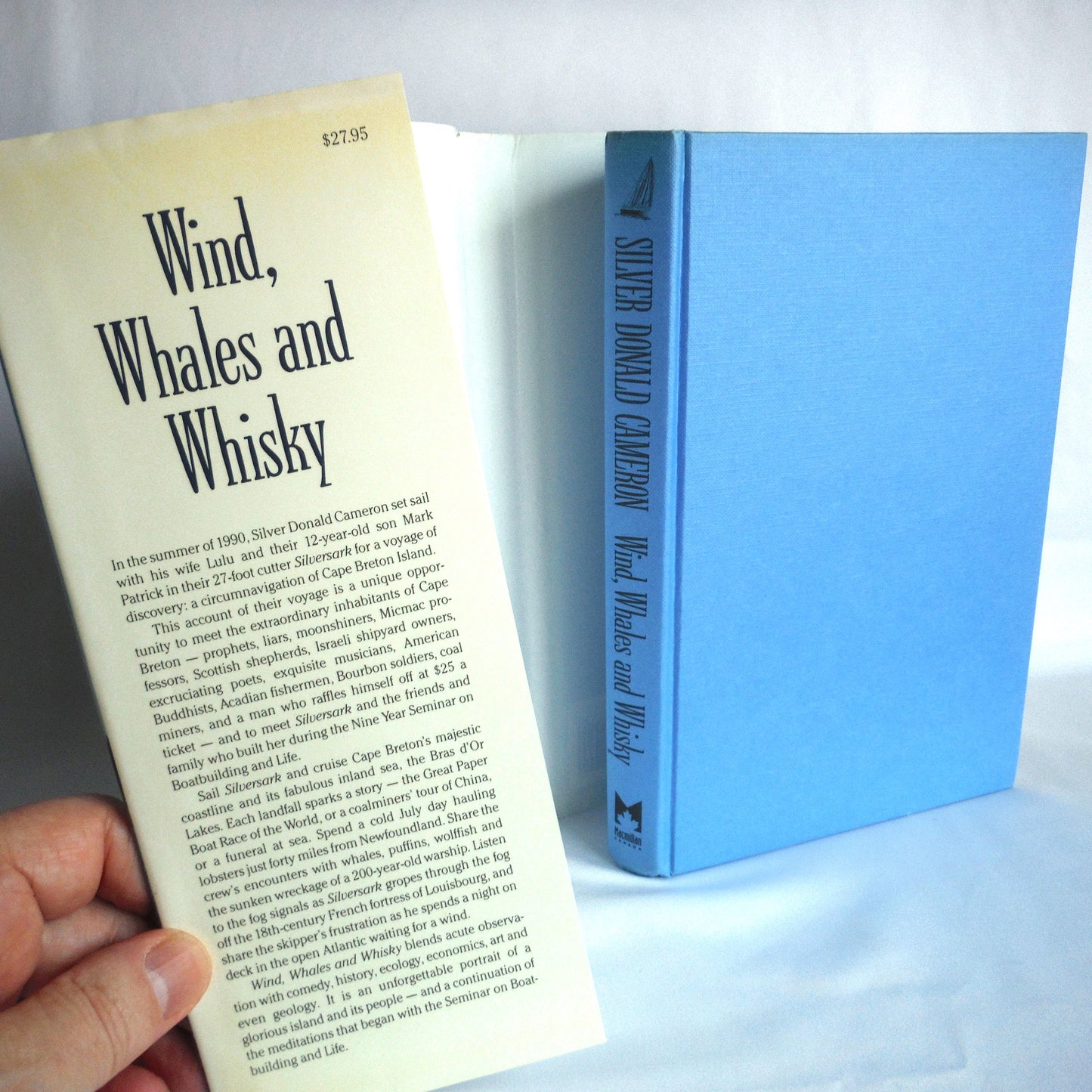 WIND, WHALES and WHISKY, A Cape Breton Voyage by Silver Donald Cameron (1st Ed. SIGNED)