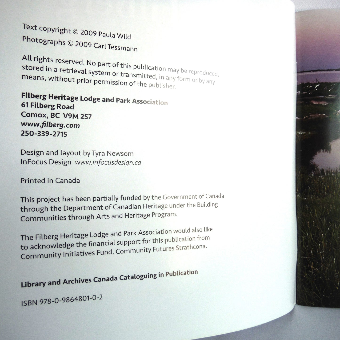 THE FILBERG HERITAGE LODGE & PARK, by Paula Wild and Photography by Carl Tessmann (1st Ed. SIGNED)