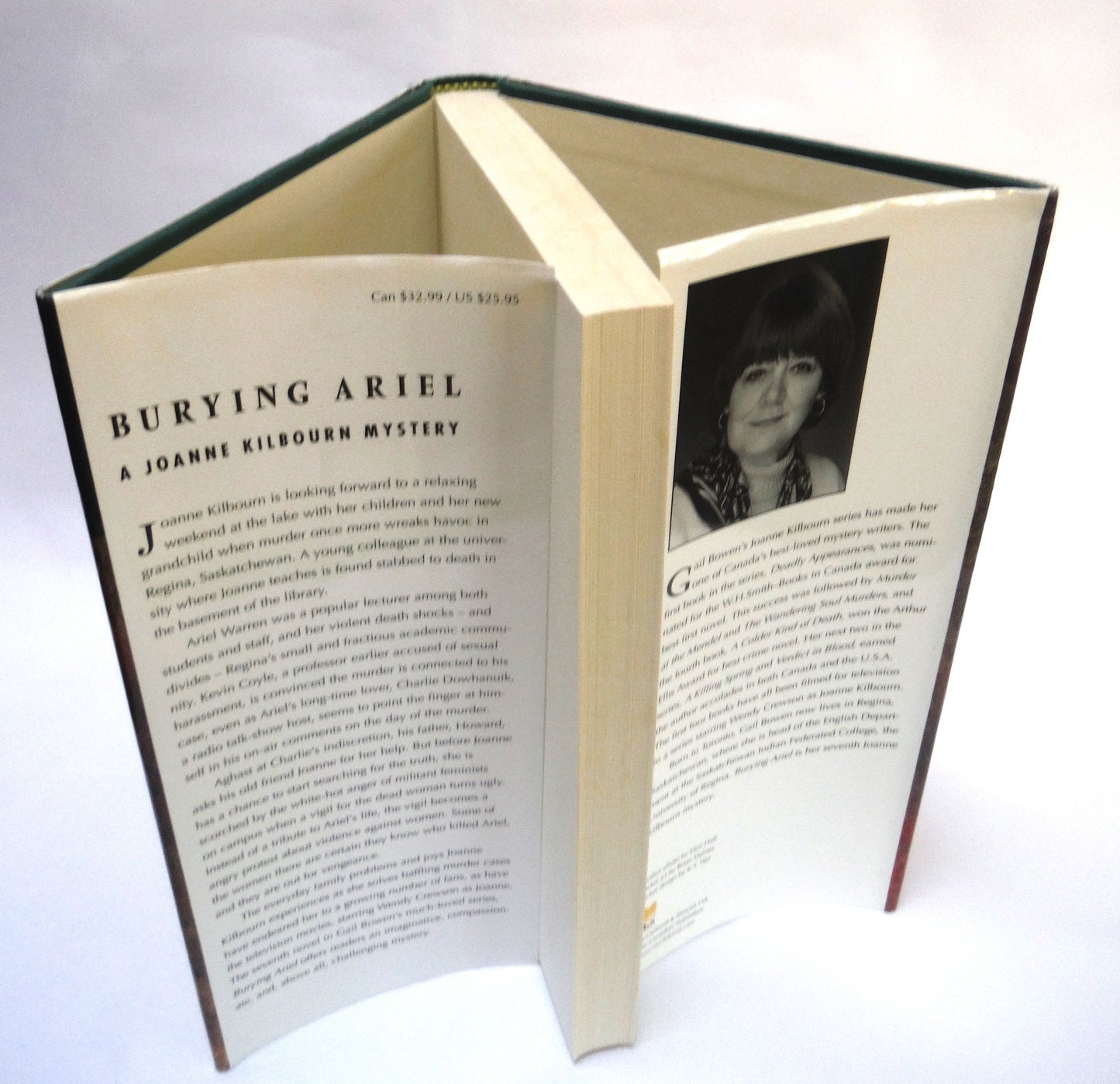 BURYING ARIEL, A Joanne Kilbourn Mystery by Gail Bowen (1st Ed. SIGNED)