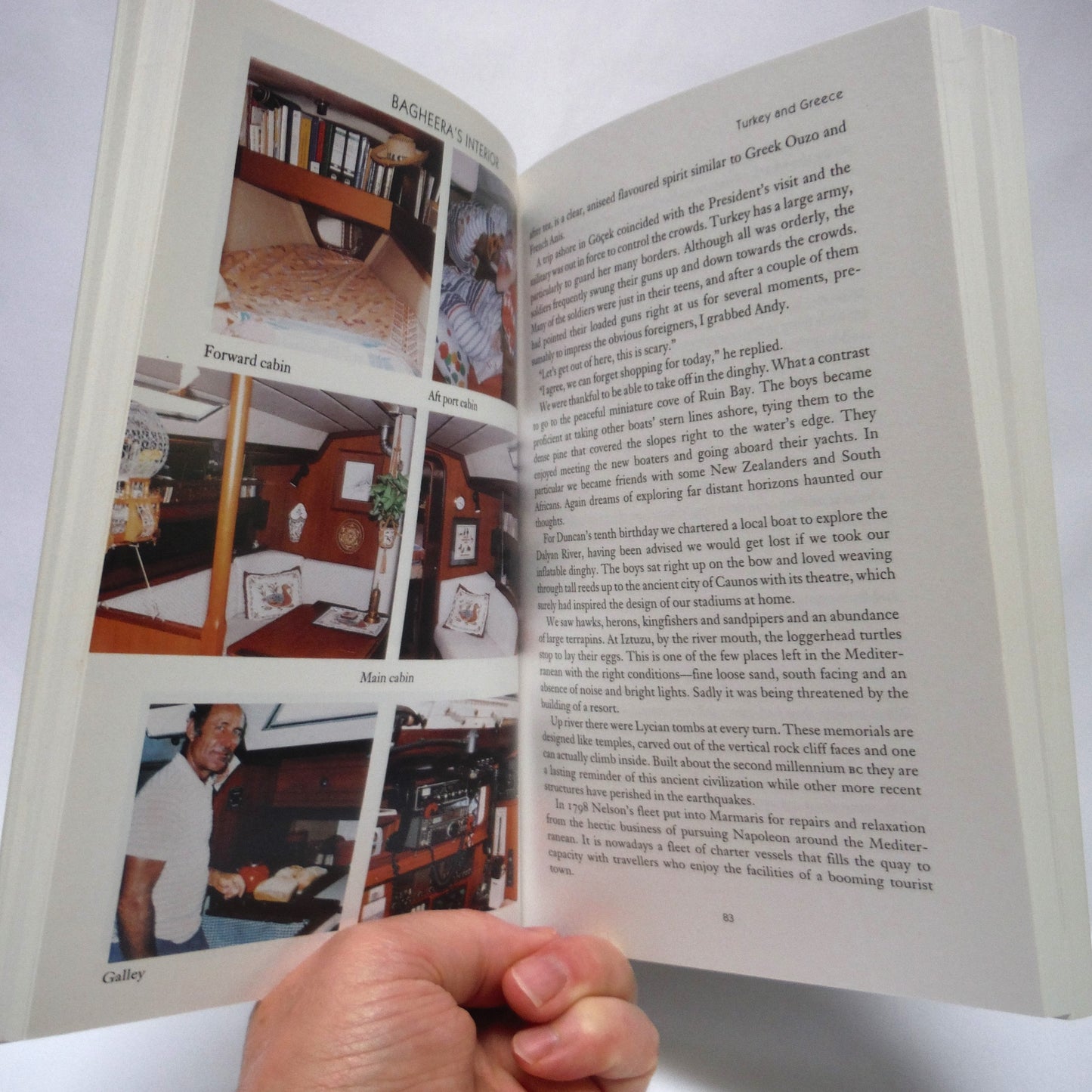 JUST CRUISING, Europe to Australia, A Family Travels The World by Liza Copeland (1st Ed. SIGNED)