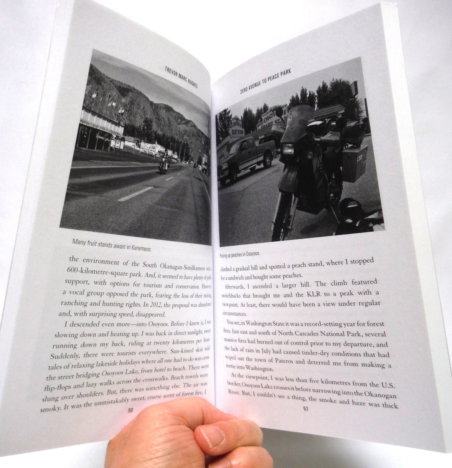 ZERO AVENUE TO PEACE PARK, Confidence and Collapse on the 49th Parallel, by Trevor Marc Hughes (1st Ed. SIGNED)