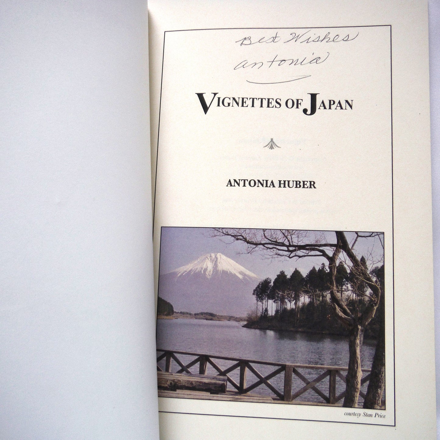 VIGNETTES OF JAPAN, Memoirs by Antonia Huber (1st Ed. SIGNED)