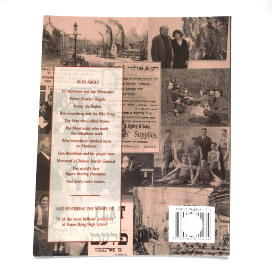 BARON BYNG TO BAGELS: Tales of Jewish Montreal, by Joe King (1st Ed. SIGNED)