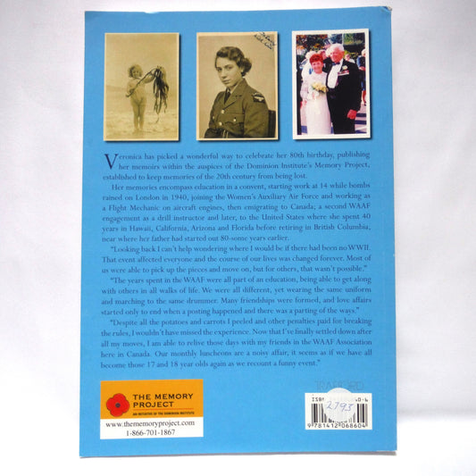 FROM VERONICA WITH LOVE, From WAIF to WAAF to WIFE, A Story of Survival by Veronica Bennett-Butcher (1st Ed. SIGNED)