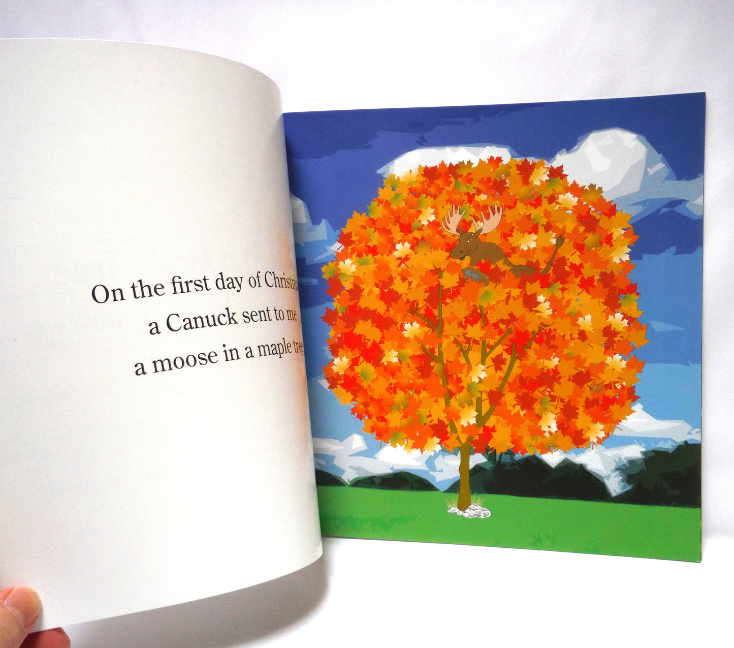A MOOSE IN A MAPLE TREE, The All-Canadian 12 Days of Christmas, By Troy Townsin (1st Ed. SIGNED)