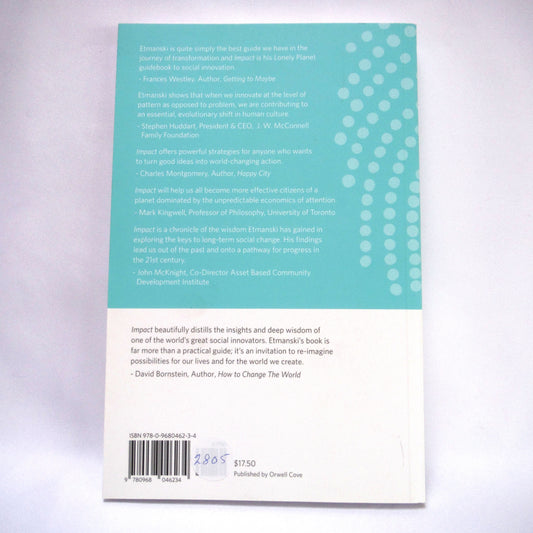 IMPACT: Six Patterns To Spread Your Social Innovation, by Al Etmanski (2015 1st Ed.)