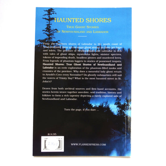 HAUNTED SHORES, True Ghost Stories of Newfoundland and Labrador, by Dale Jarvis (2004 1st Ed.)