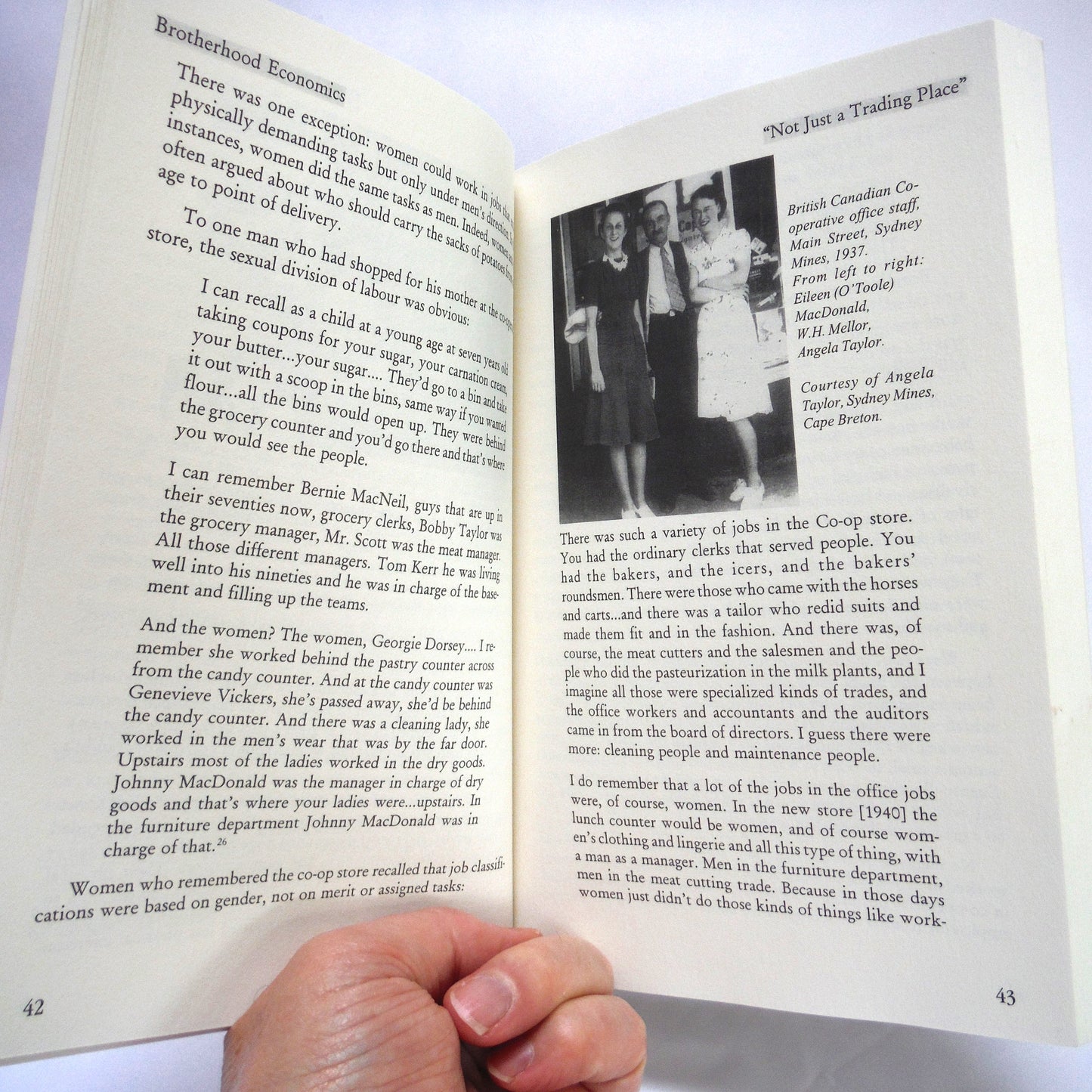 BROTHERHOOD ECONOMICS: Women and Co-operatives in Nova Scotia, by Rusty Neal (1998 1st Ed.)