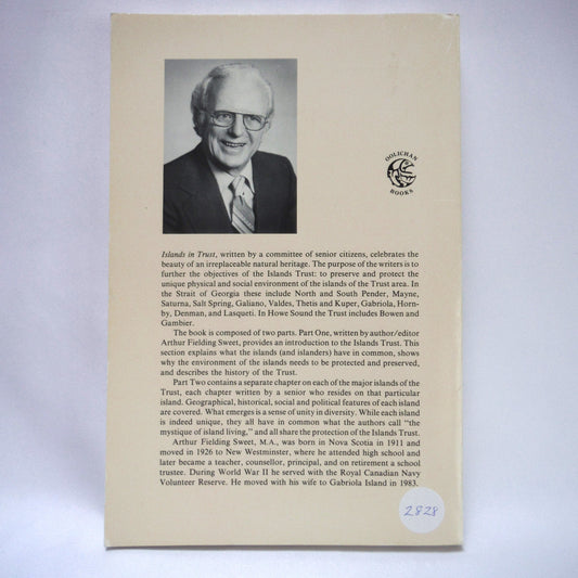 ISLANDS IN TRUST, Short Stories Edited by Arthur Fielding Sweet (1988 1st Ed.)