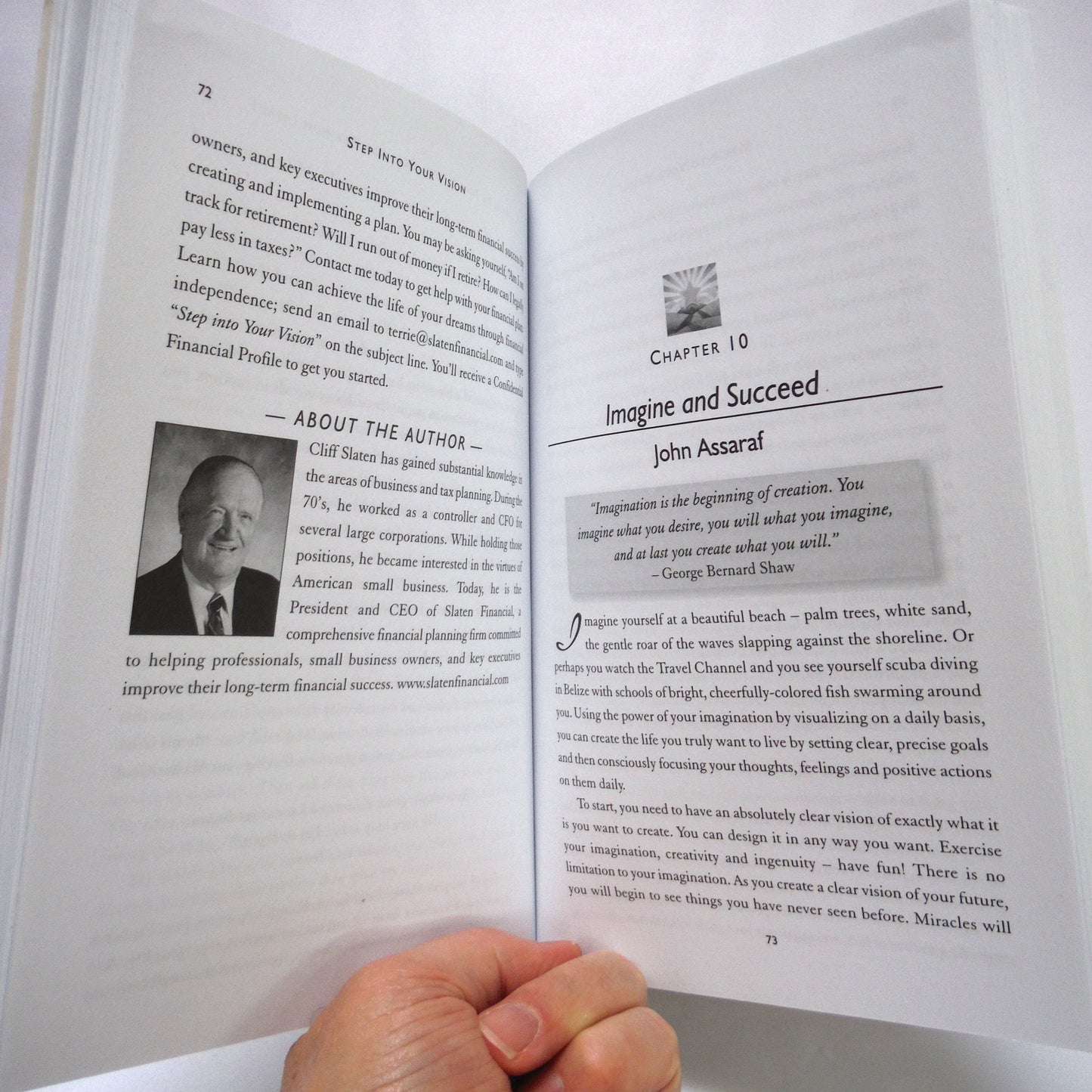 STEP INTO YOUR VISION, Top Business Leaders Share Their Goal-Setting Secrets, by Dr. William Fishkin, Shamayah Sarrucco (2012 1st Ed.)