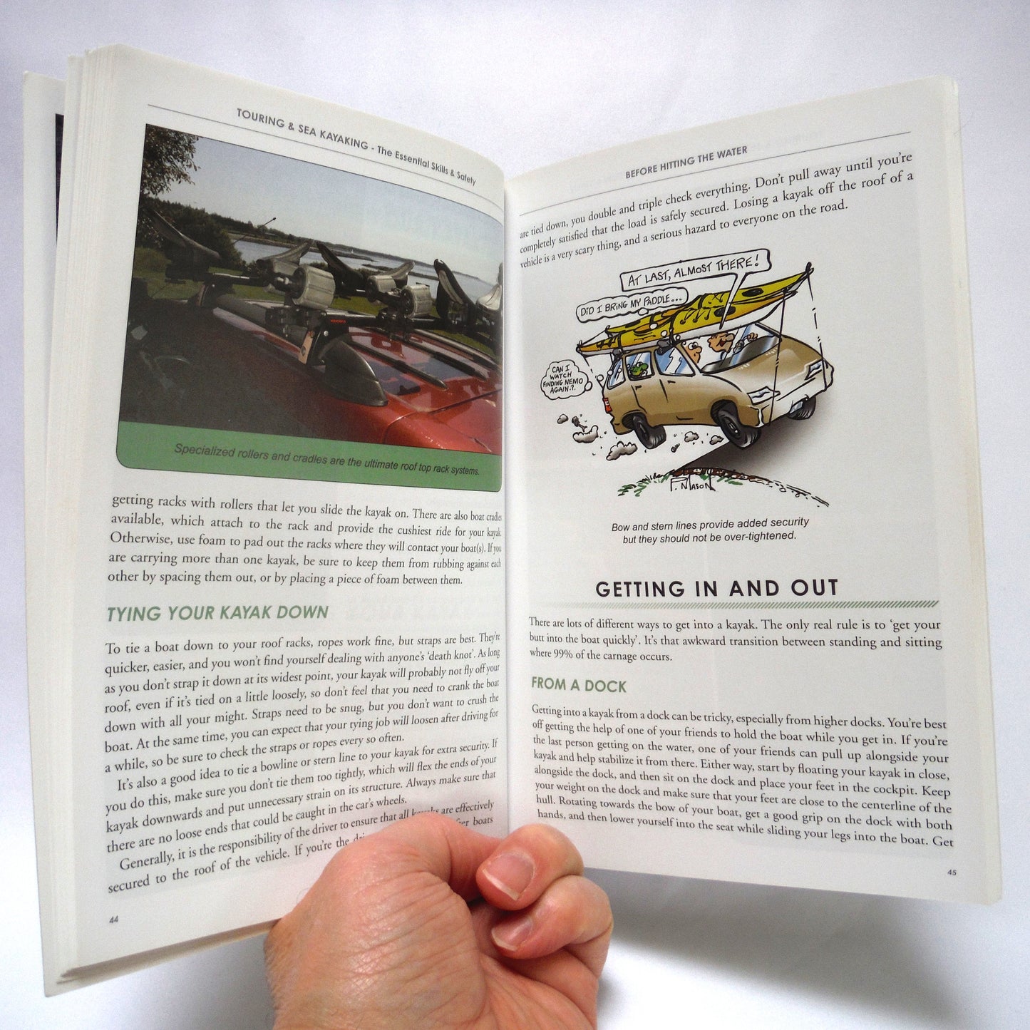 TOURING & SEA KAYAKING, The Essential Skills and Safety, by Alex Matthews and Ken Whiting (2006 1st Ed.)