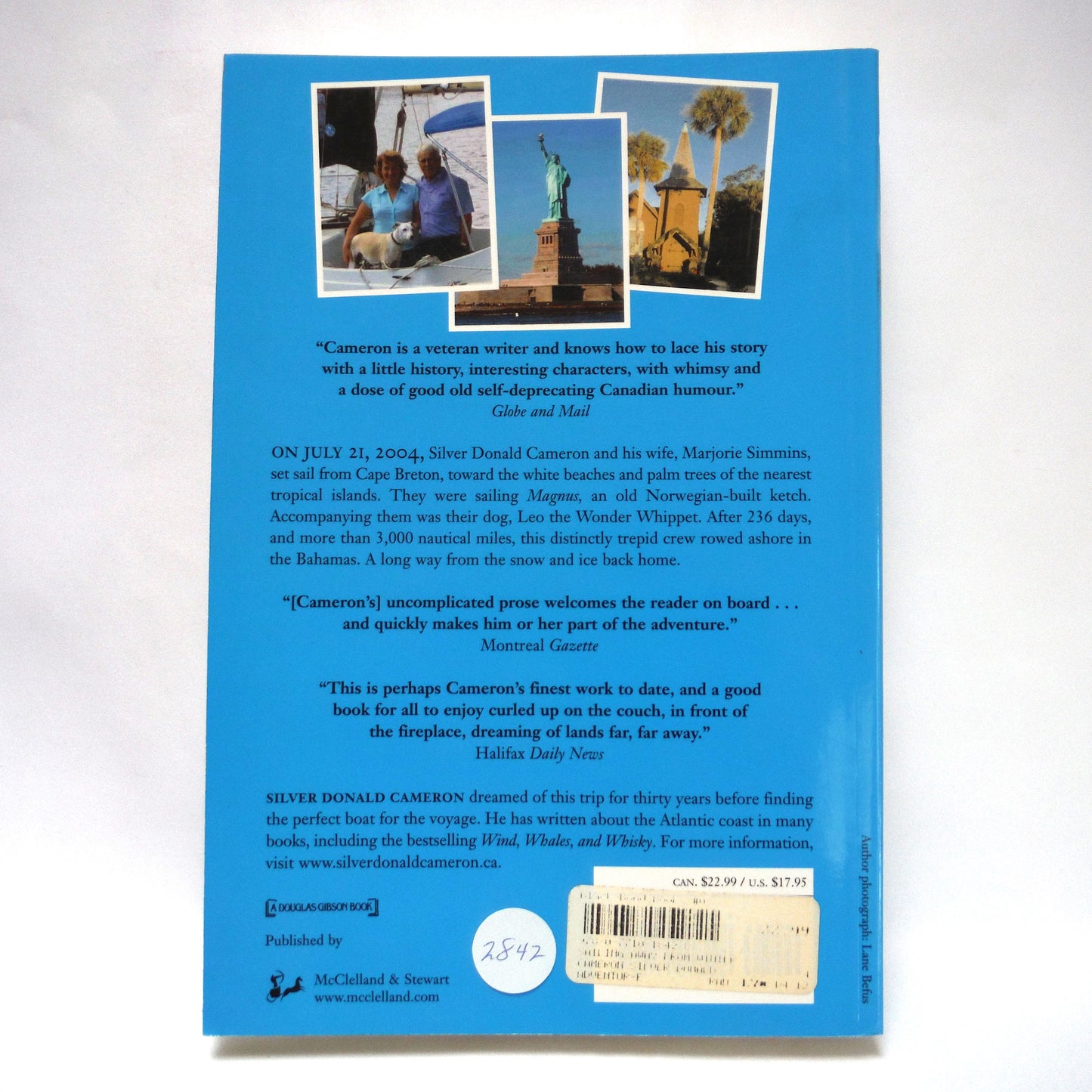 SAILING AWAY FROM WINTER, A Cruise From Nova Scotia to Florida and Beyond, by Silver Donald Cameron (2008 1st Ed.)